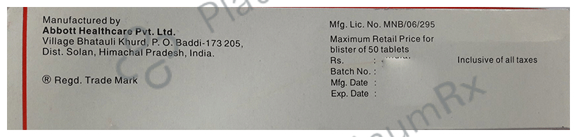 Sorbitrate 10mg Tablet 50s