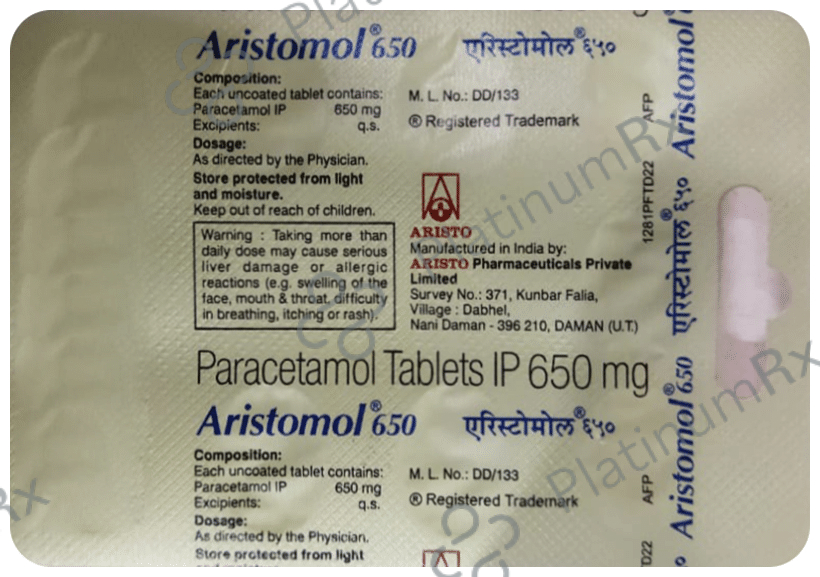 Aristomol 650 Tablet