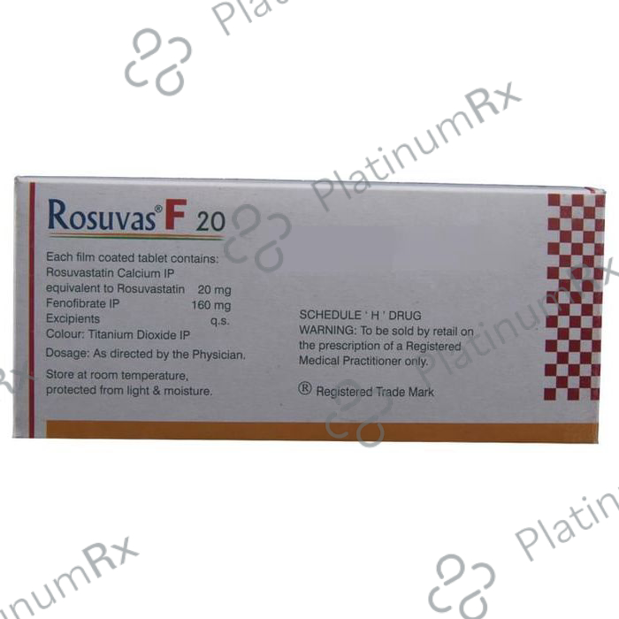 Rosuvas F 20/160mg Tablet 10s