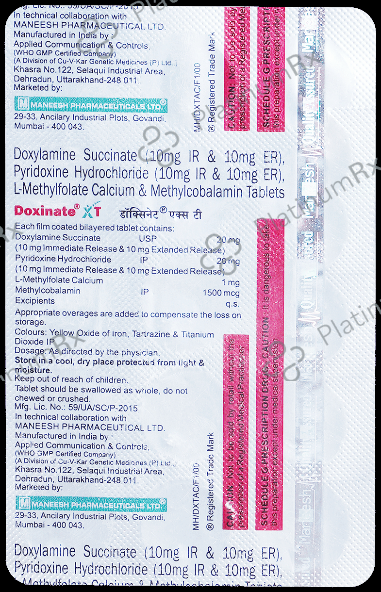 Doxinate XT Tablet ER