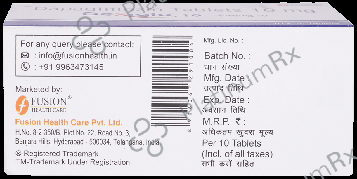 Dexiglu 10mg Tablet 10s