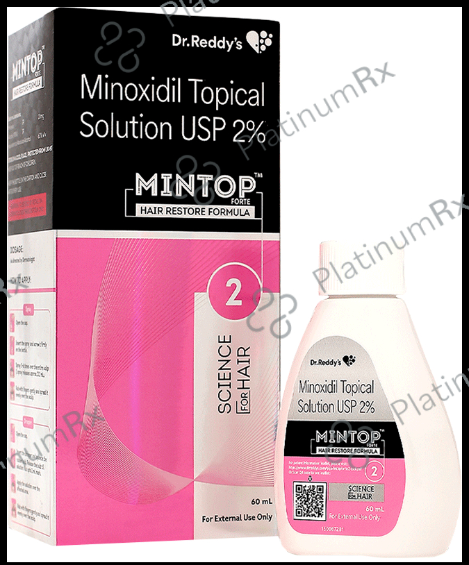Mintop Forte 2% Hair Restore Formula Solution 60ml