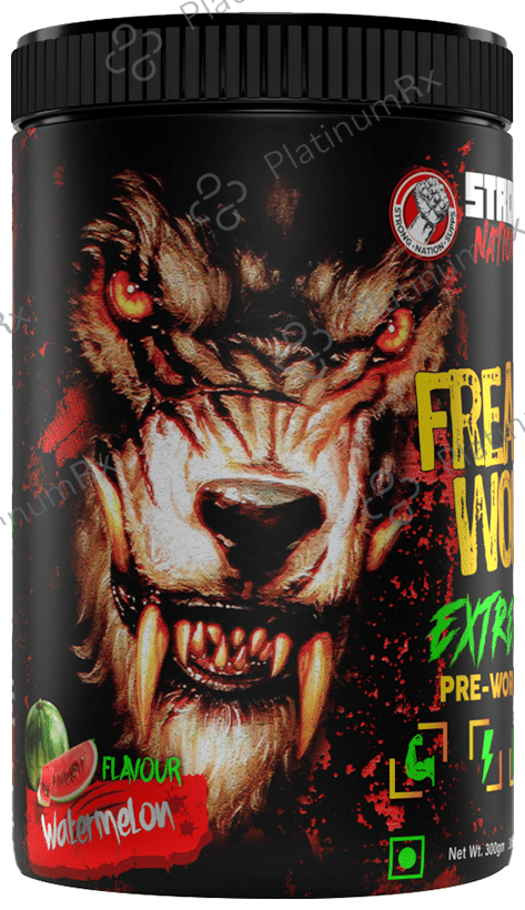 Strong Nation Freaky Wolf Extreme Pre-Workout Powder Watermelon