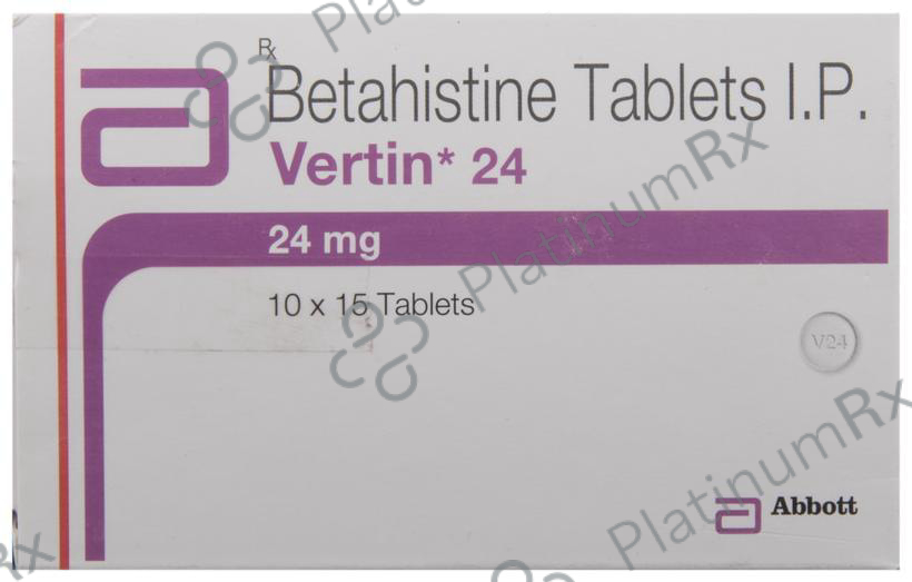 Vertin 24mg Tablet 15s