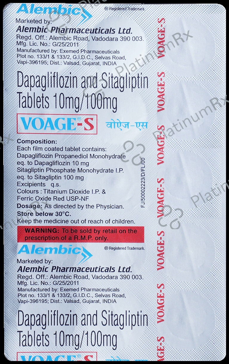 Voage S 10/100mg Tablet 15s
