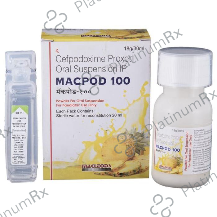 Macpod 100mg Powder For Oral Suspension 30ml