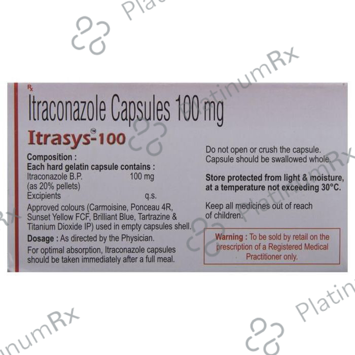 Itrasys 100mg Capsule 4s