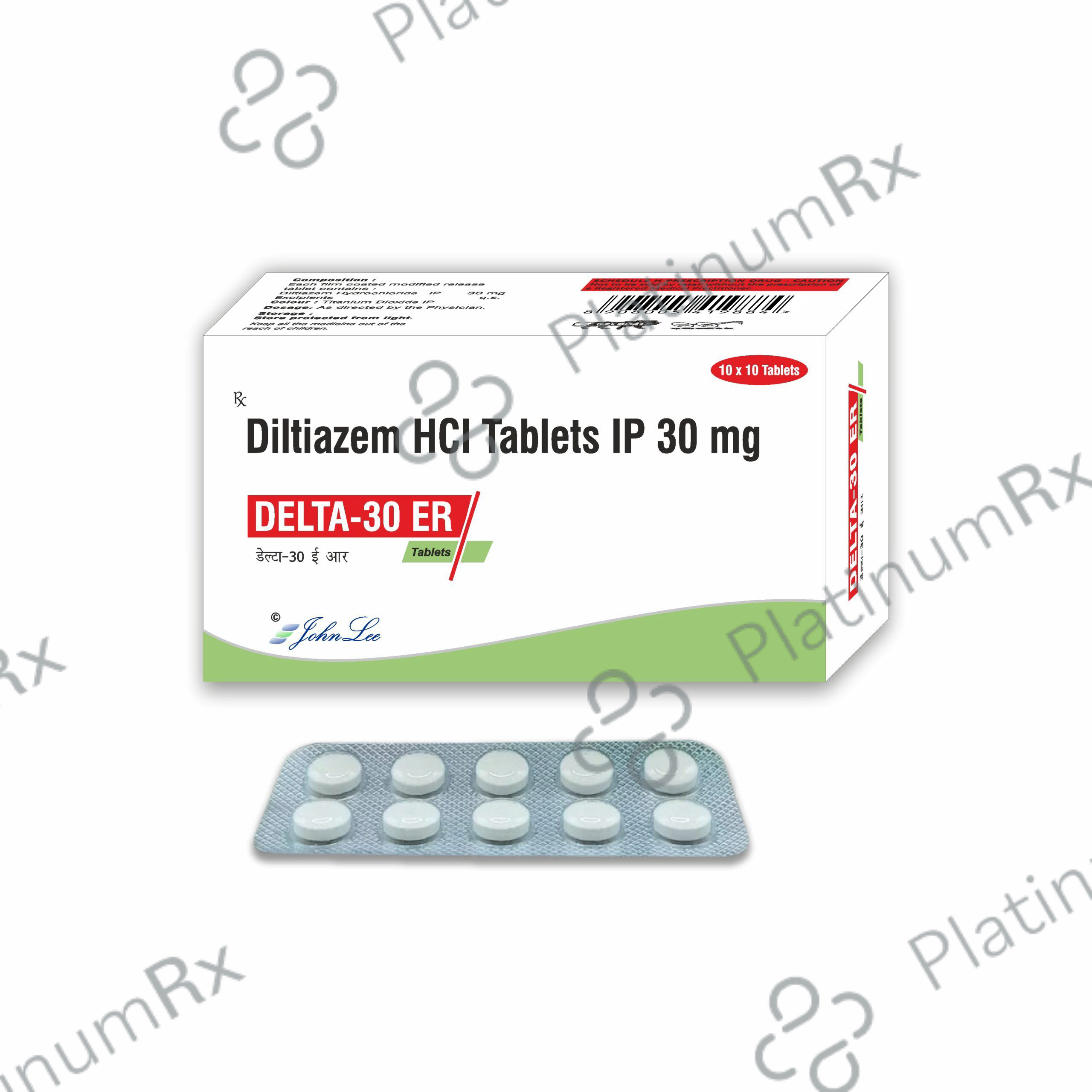 Delta 30mg Tablet ER 10s
