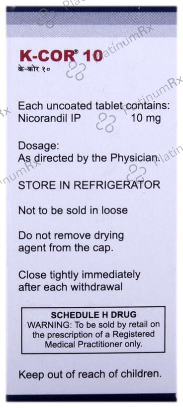 K Cor 10mg Tablet 20s