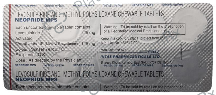 Neopride MPS 125/25mg Tablet 10s