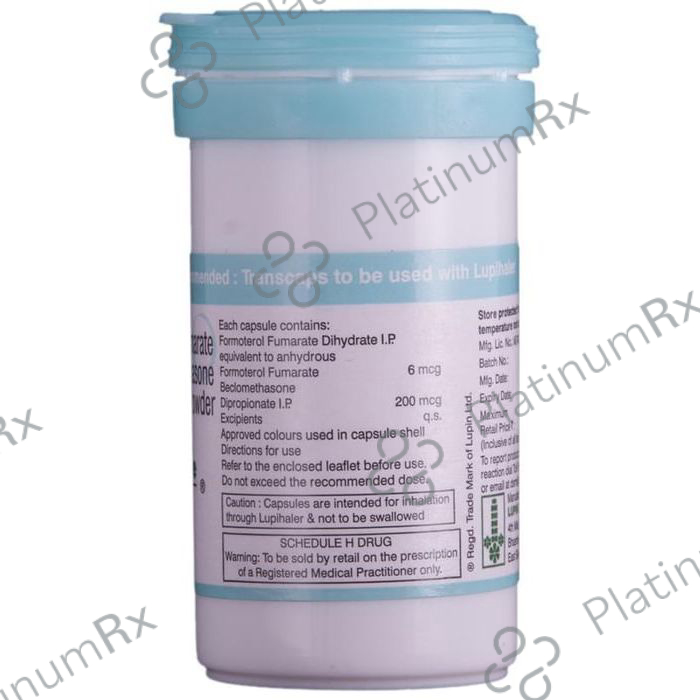 Duomate 200/6mcg Transcaps 30s