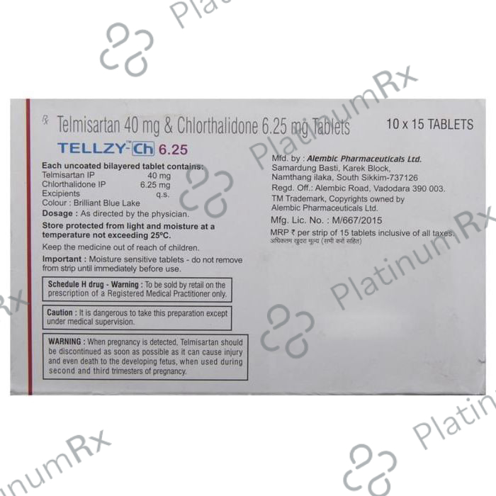 Tellzy CH 6.25mg Tablet 15s