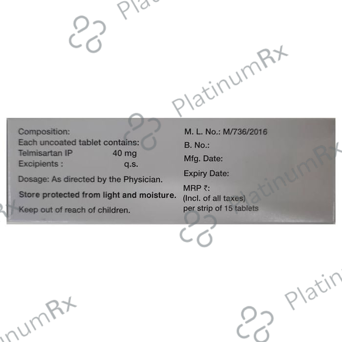 Telvas 40mg Tablet 15s