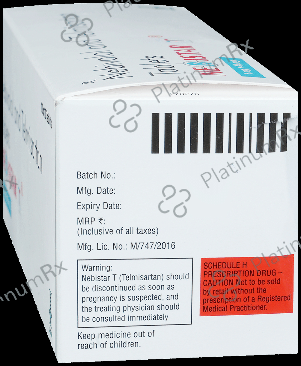 Nebistar T 5/40mg Tablet 10s