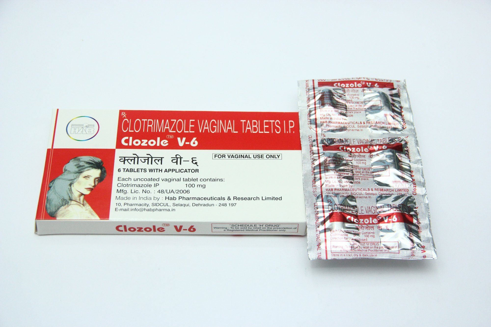 Clozole V6 100mg Tablet 6s