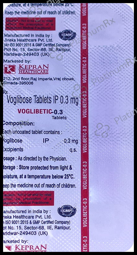 Voglibetic 0.3 Tablet