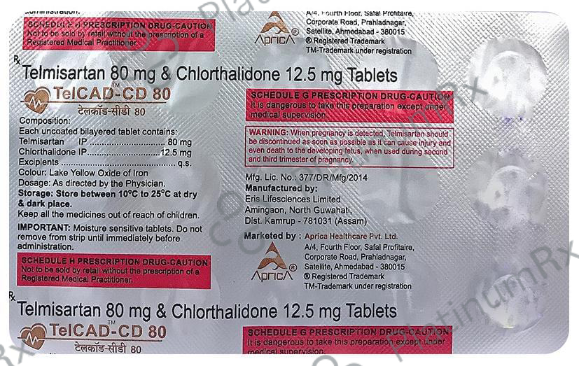Tel Cad CD 80 Tablet 15 Tablet
