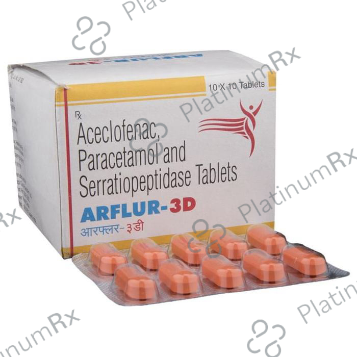 Arflur 3D 100/500/15mg Tablet 10s