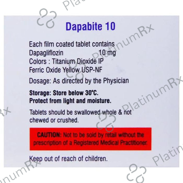 Dapabite 10mg Tablet 10s