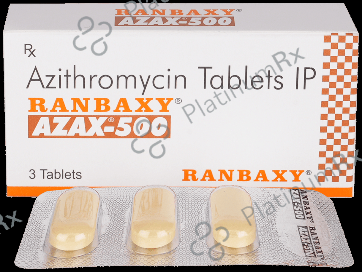Azax 500mg Tablet 3s