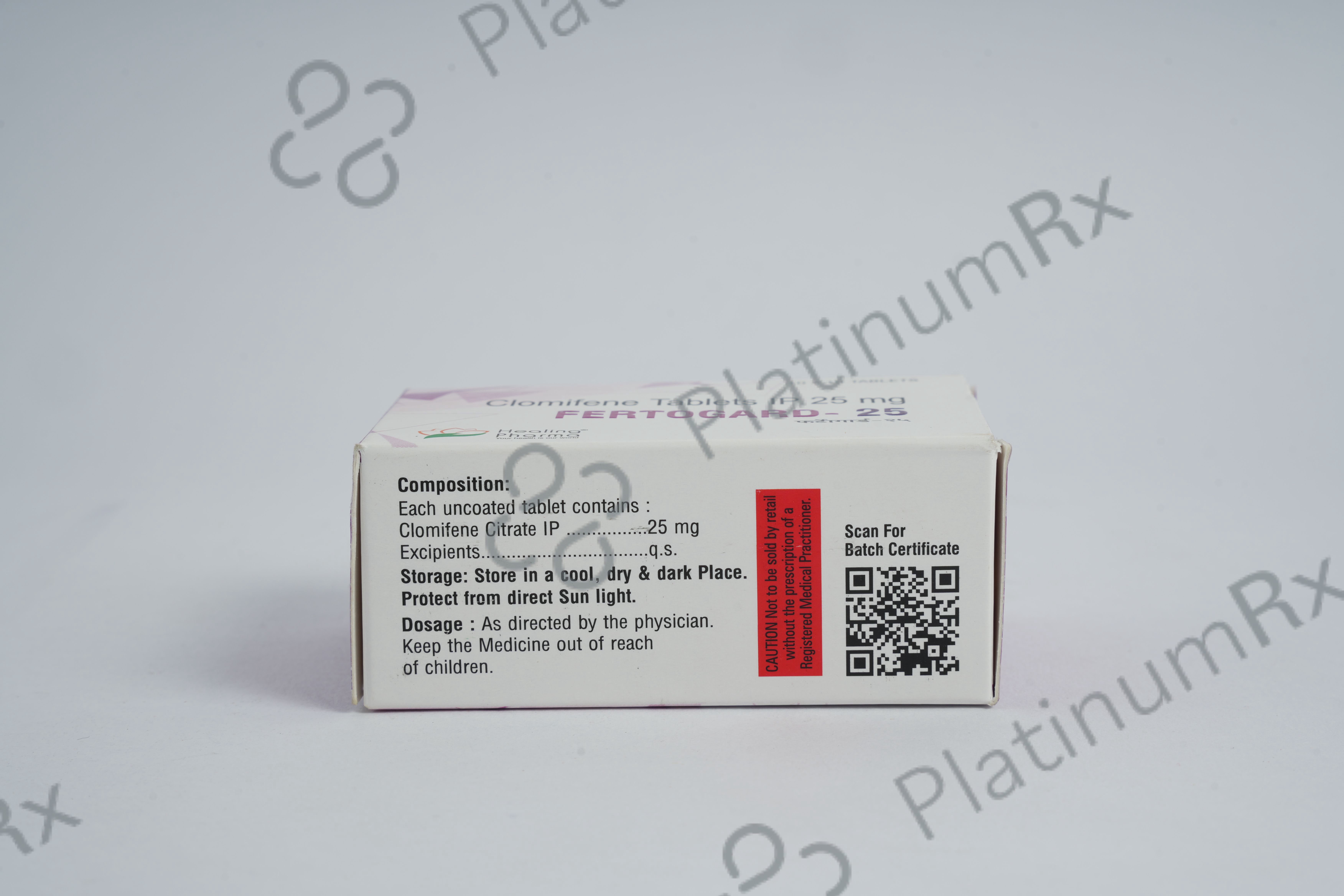 Fertogard 25mg Tablet 10s