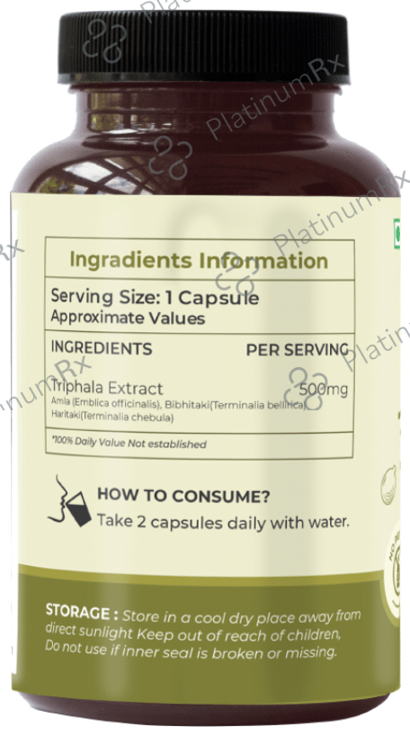 Saptamveda Natural Triphala Extract Capsule