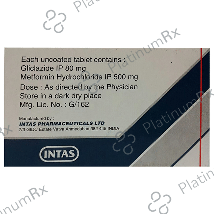 Nuzide M 80/500mg Tablet 10s