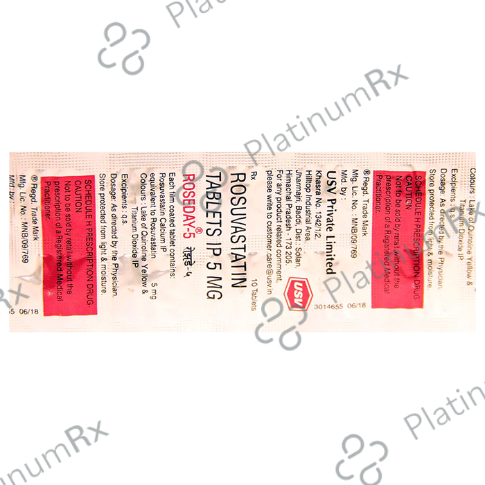 Roseday 5mg Tablet 15s