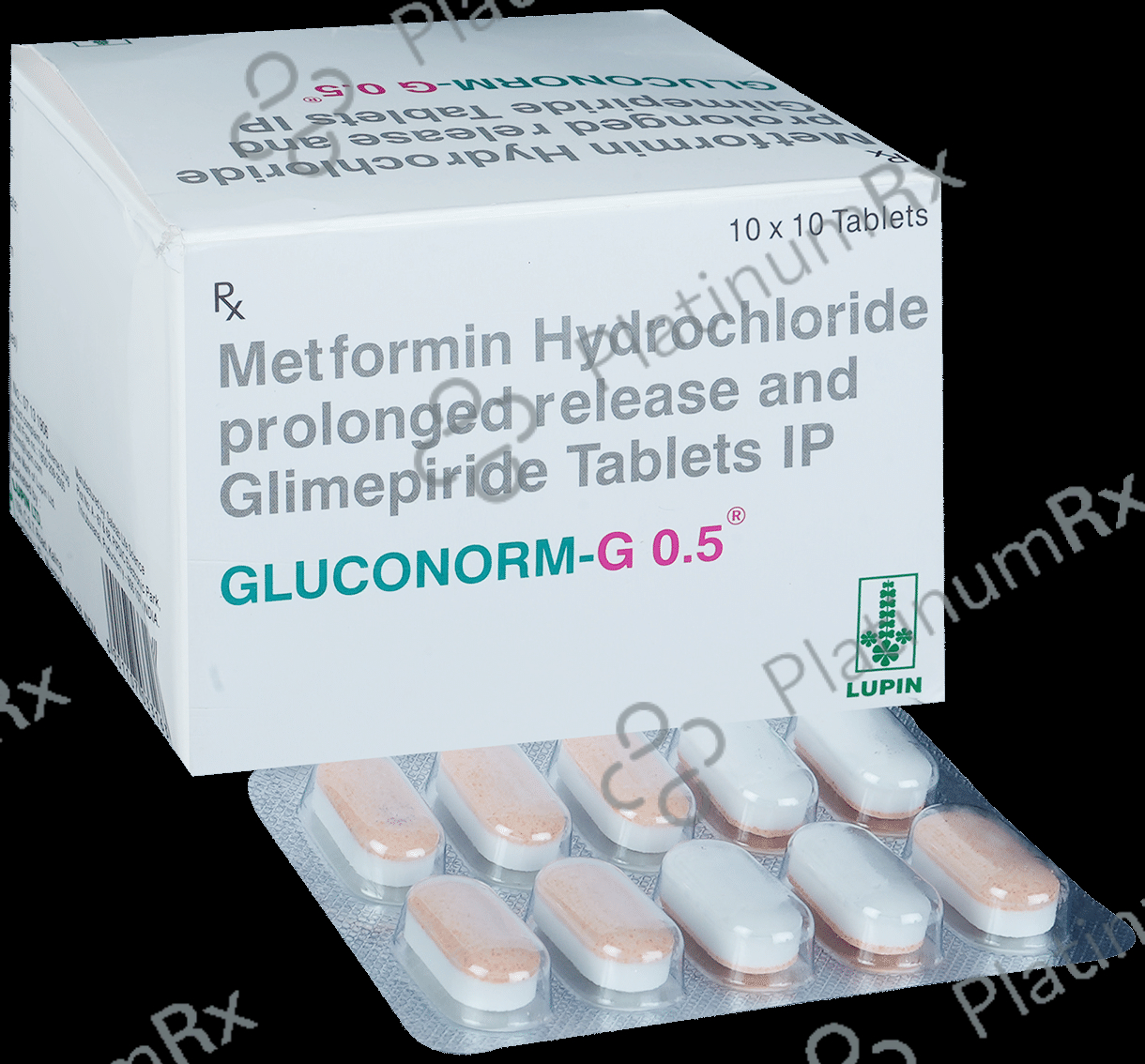 Gluconorm G 0.5/500mg Tablet PR 10s