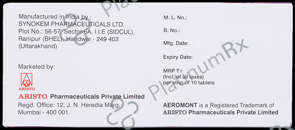 Aeromont-B Tablet