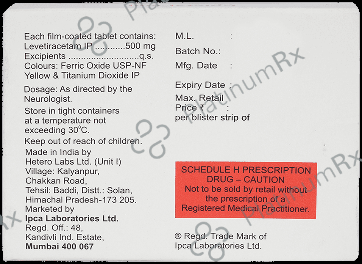Epictal 500mg Tablet
