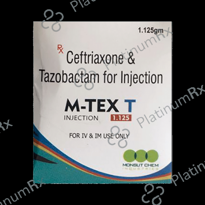 M Tex T 1000mg/125mg Injection