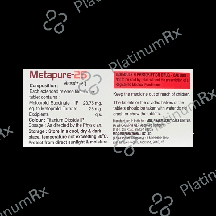 Metapure 25 Tablet ER