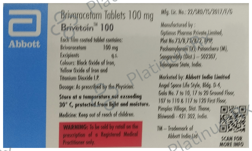 Brivetoin 100 Tablet