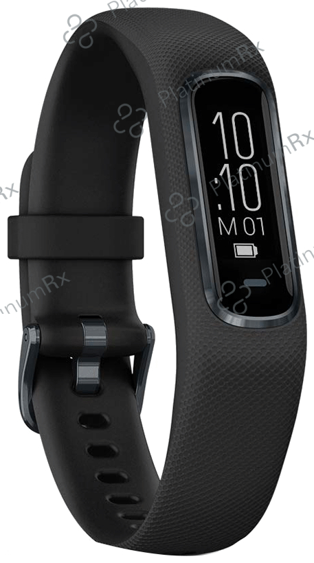 Garmin Vivosmart 4 Smartwatch Midnight with Black Band Large