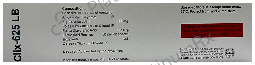 Clix 625 LB Tablet