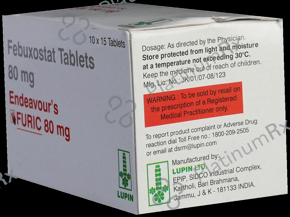 Furic 80mg Tablet 15s