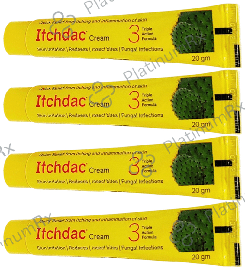 Itchdac Cream (20gm Each) 4 Tubes