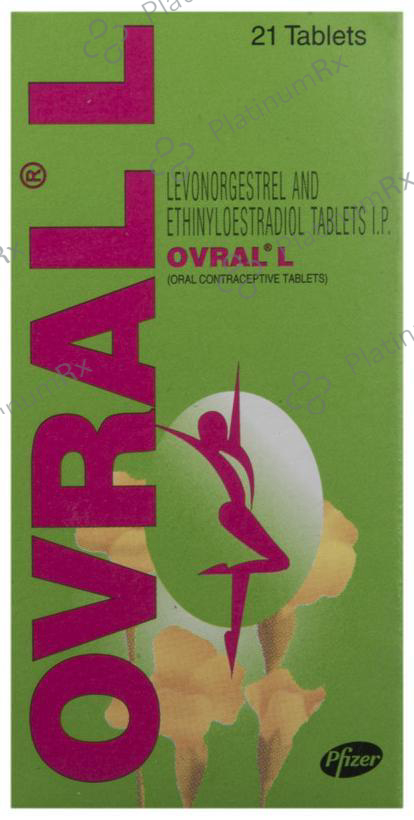 Ovral L 0.035/0.15mg Tablet 21s
