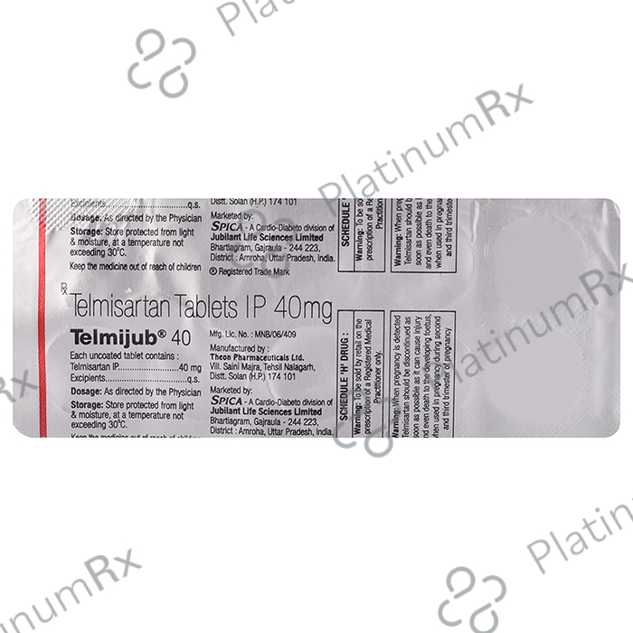 Telmijub 40 Tablet 10 Tablet