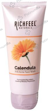 Richfeel Naturals Calendula Anti Acne Face Wash (100gm Each) 1 Tube