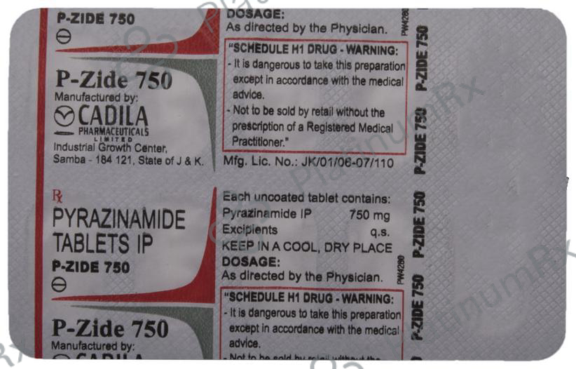 P Zide 750 Tablet