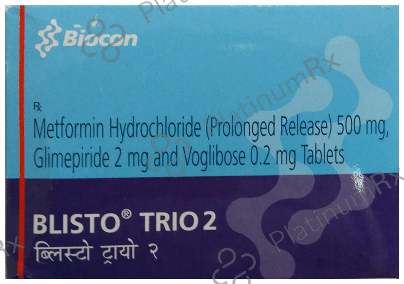 Blisto Trio 2/500/0.2mg Tablet PR 10s