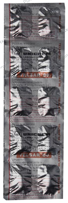 Telsar 80mg Tablet 10s