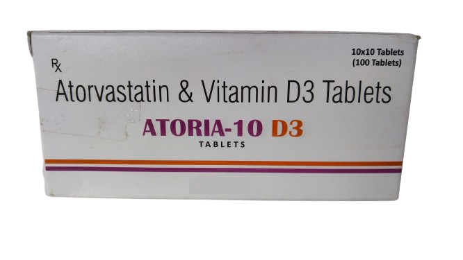 Atoria D3 10mg/1000IU Tablet 10s