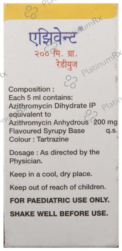 Azivent 200mg Rediuse Suspension