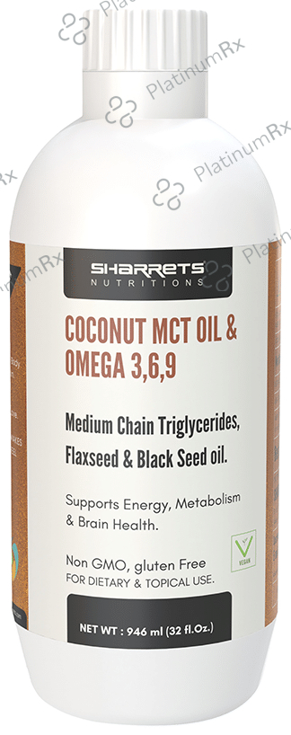 Sharrets Nutritions Coconut MCT Oil & Omega 3,6,9