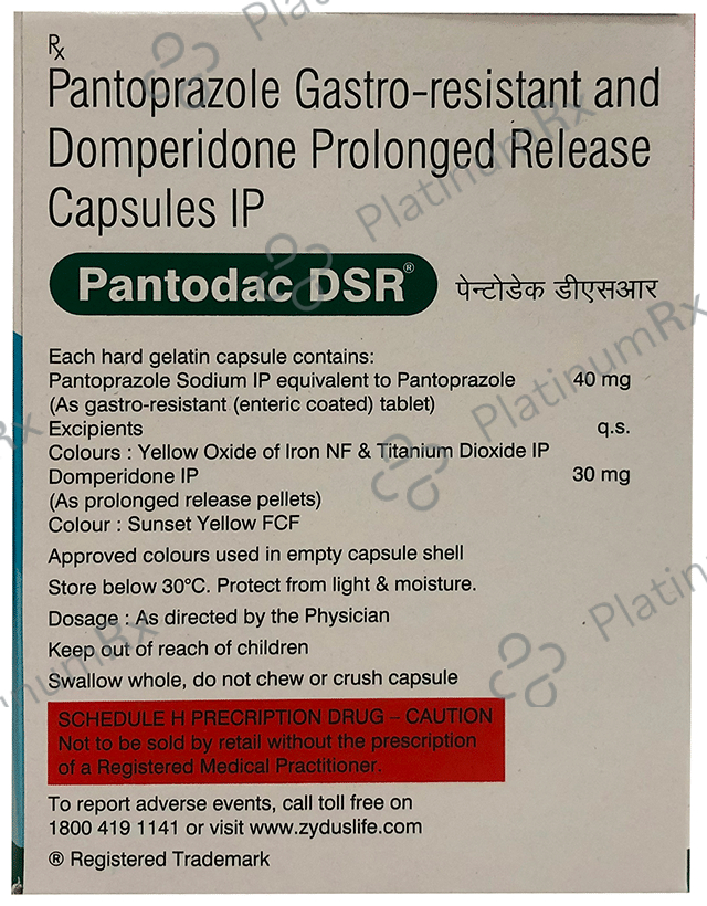 Pantodac DSR 30/40mg Capsule 15s PR