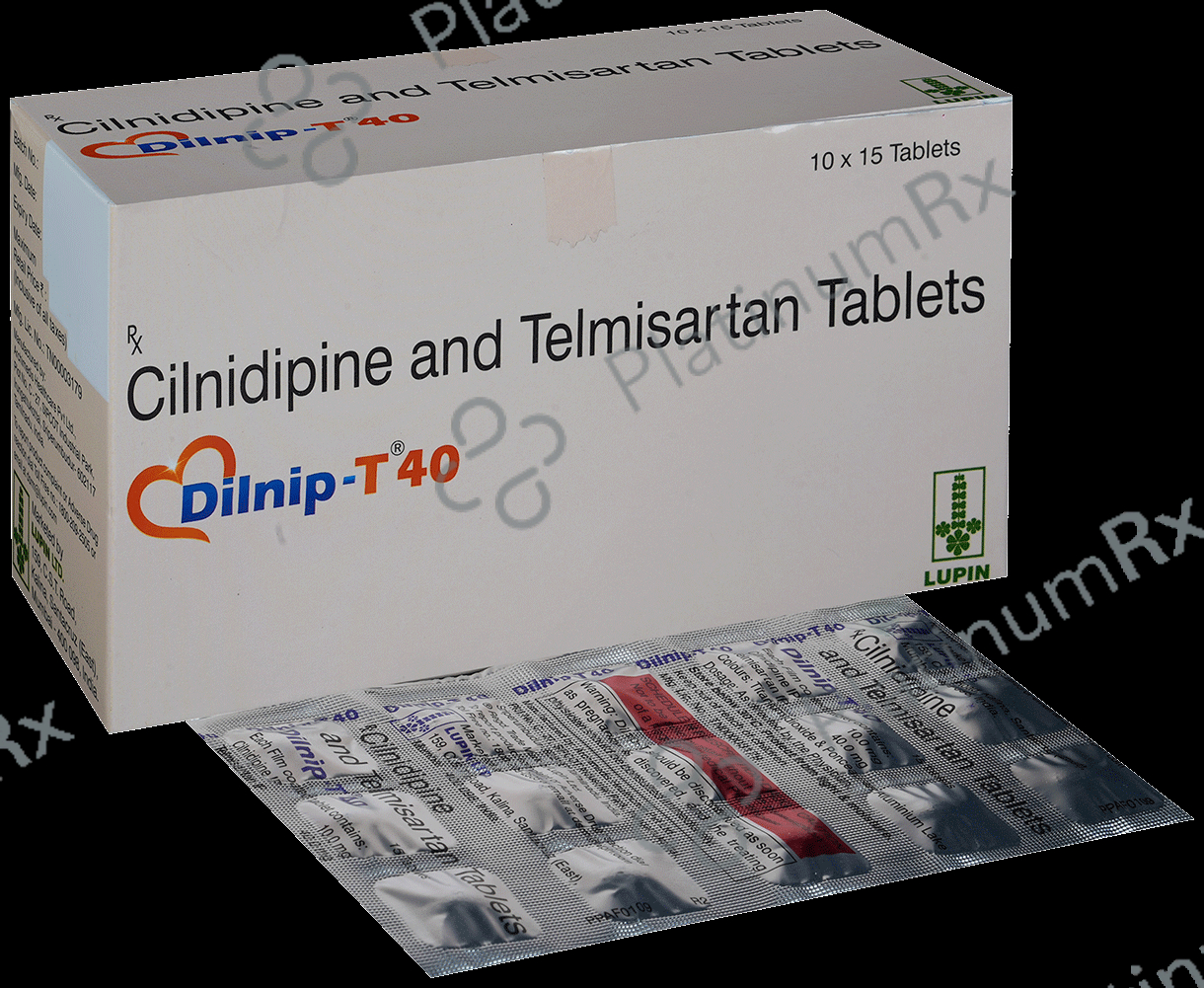 Dilnip T 10/40mg Tablet 15s