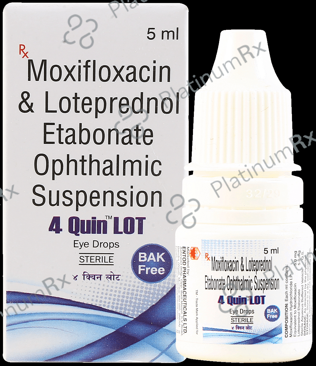 4 Quin Lot Eye Drop 5ml